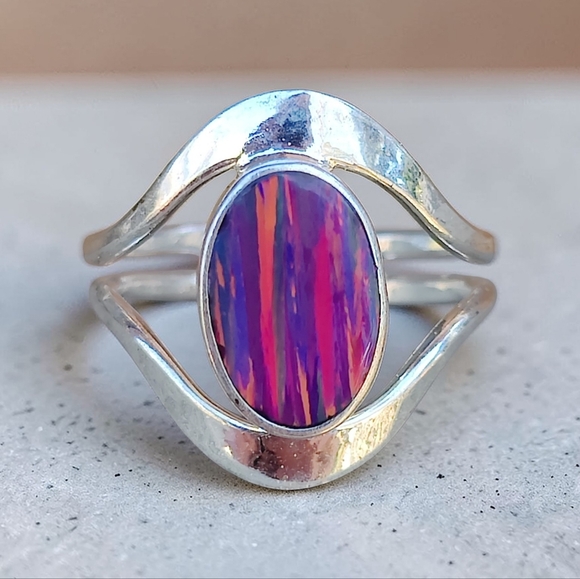 Jewelry - Sterling Silver Mexican Opal Ring